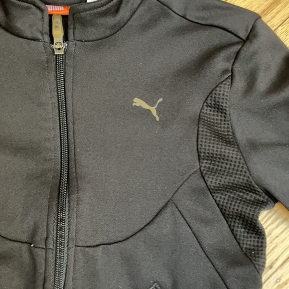 PUMA black zip up jacket size small - Picture 2 of 9